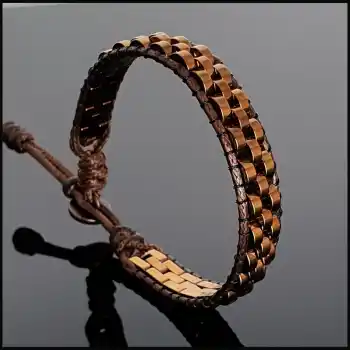 Hematit Bakır Renk Hasır Bileklik