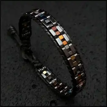 Hematit Taşı Renkli Şık Bileklik