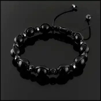 Küre Akik Makrome Bileklik