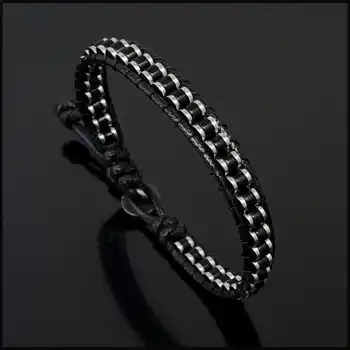 Oniks Taşı Slim Silindir Bileklik