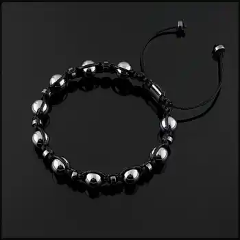 Terahertz (Titreşim Taşı) Makrome Bileklik 8mm