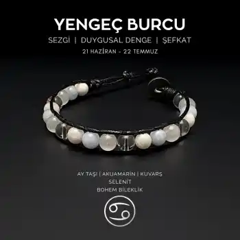 Yengeç Burcu Bohem Bileklik