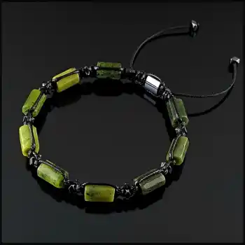 Yeşim Taşı Basic Bileklik 8x11mm Ayarlanabilir