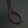 Orijinal Doğal Taş Tesbih, 8mm Bronzit Taşı 33lü Tesbih, Erkek Hediye, El Yapımı Tesbih