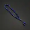 Orijinal Doğal Taş 8mm Lapis Lazuli Taşı 33lü Tesbih, Erkek Hediye, El Yapımı Tesbih