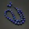 Orijinal Doğal Taş 8mm Lapis Lazuli Taşı 33lü Tesbih, Erkek Hediye, El Yapımı Tesbih