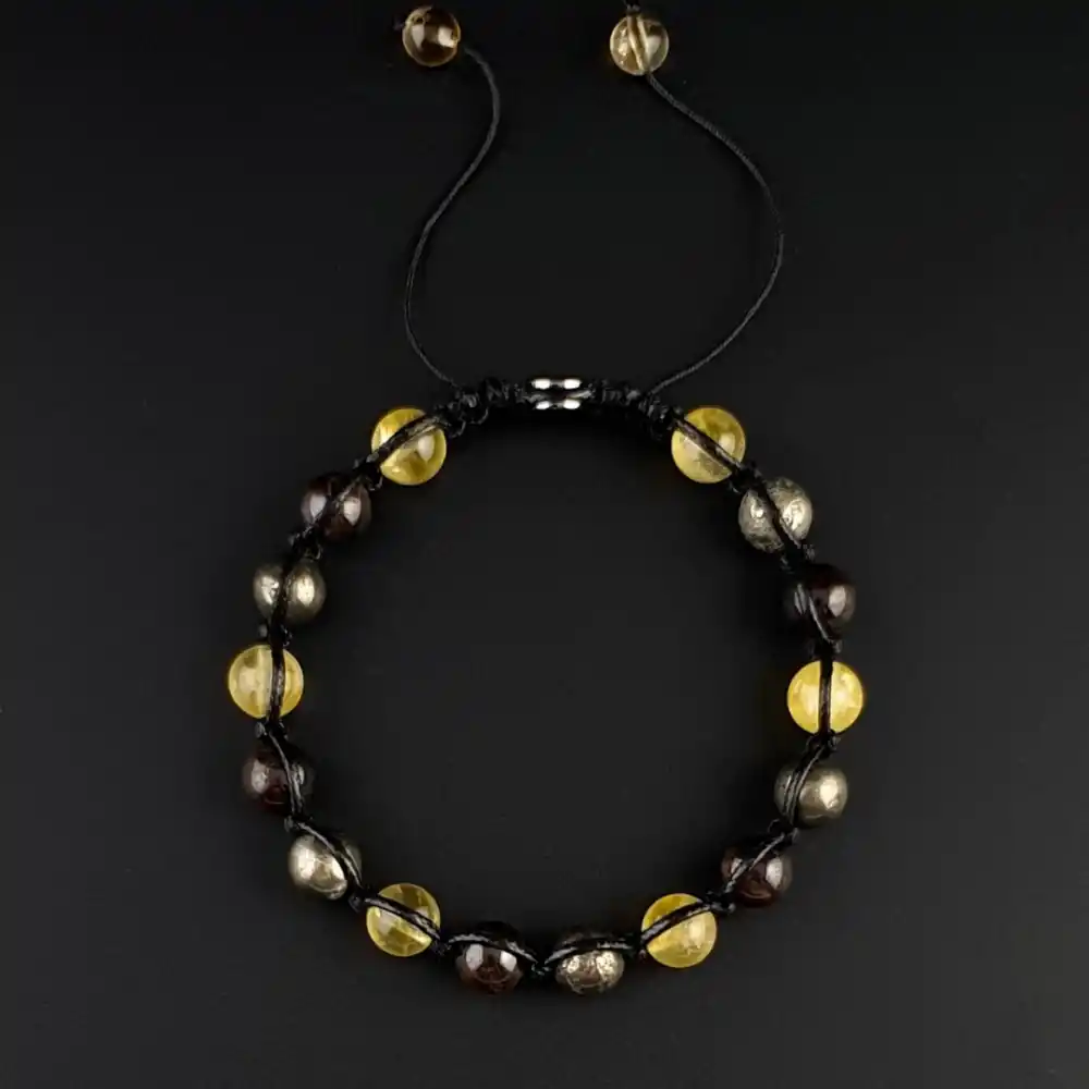 Aslan Burcu Makrome Bileklik