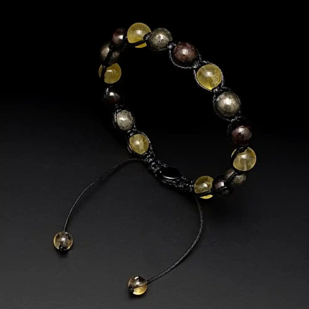 Aslan Burcu Makrome Bileklik