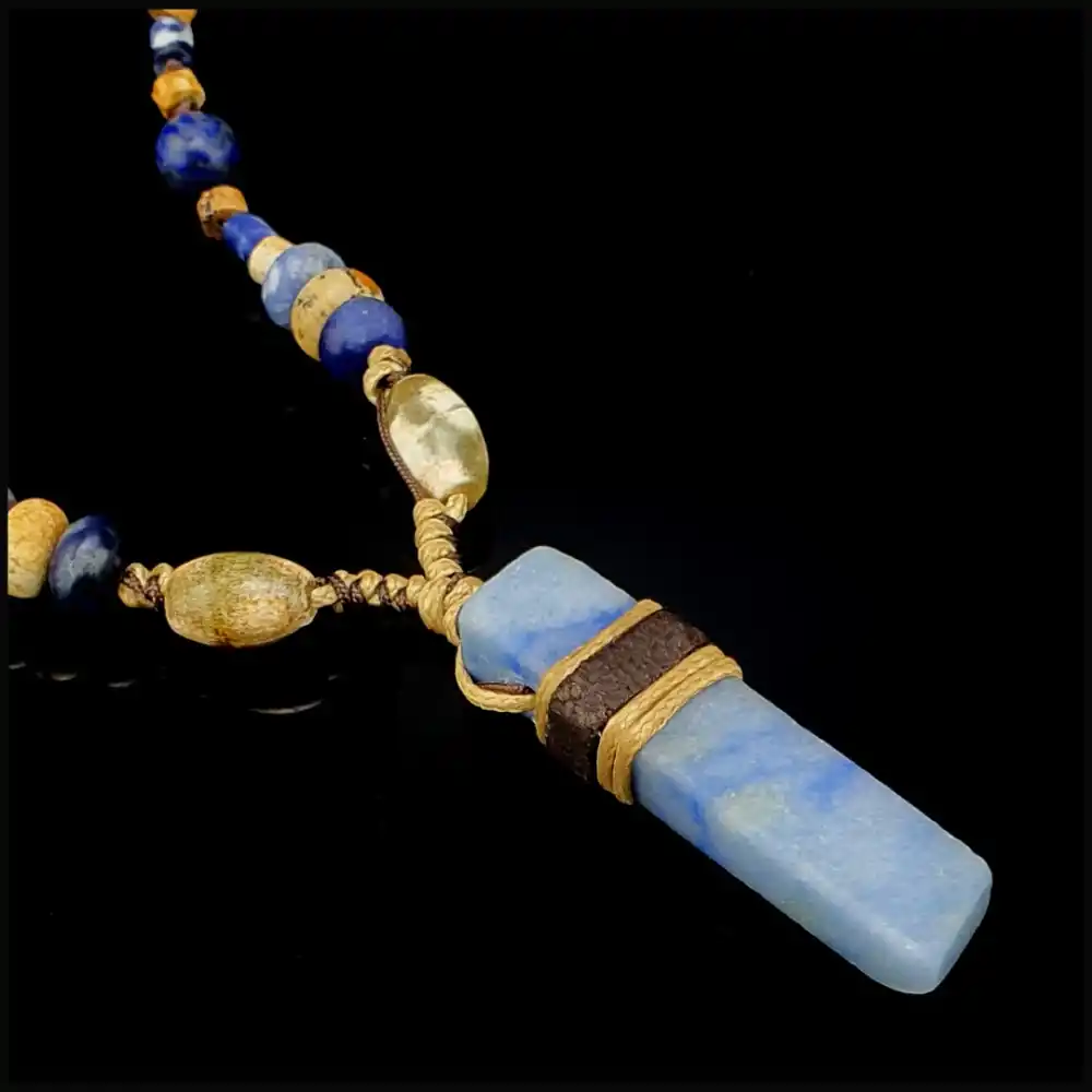 Aventurin Uçlu, Sodalit, Jasper, Akik, Lapis Lazuli, Doğal Taş, Bohem Kolye