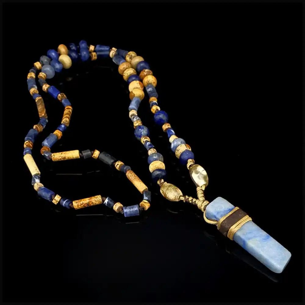 Aventurin Uçlu, Sodalit, Jasper, Akik, Lapis Lazuli, Doğal Taş, Bohem Kolye