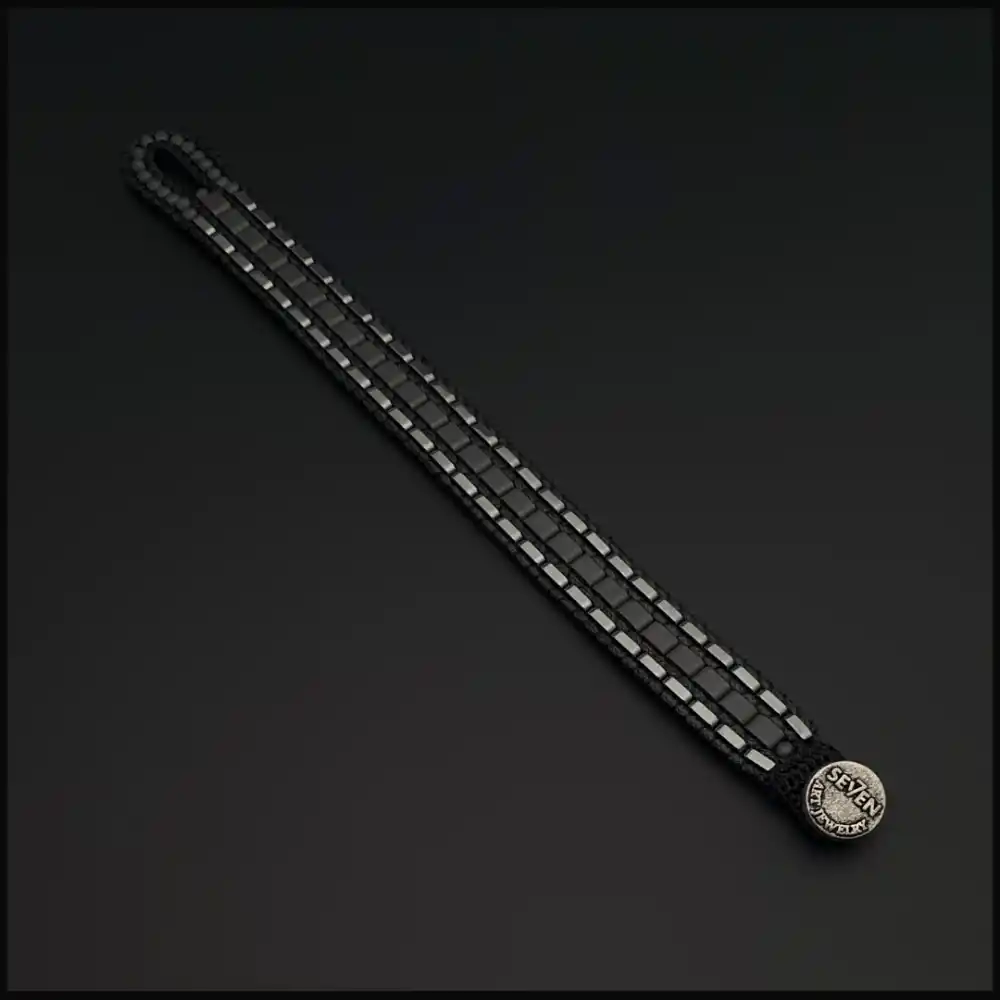 Gri Hematit Tarz Bileklik