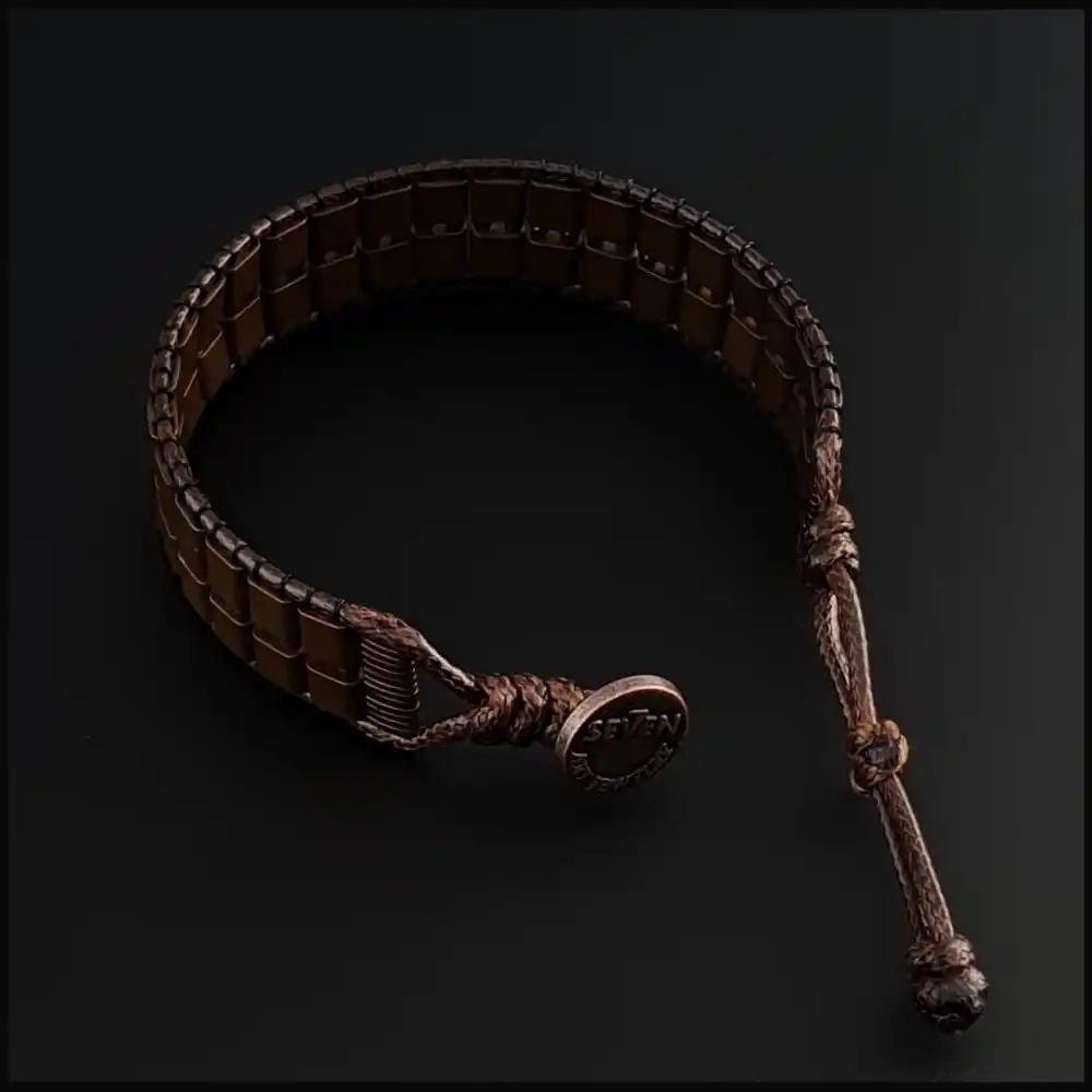 Hematit Kahverengi Zırh Bileklik