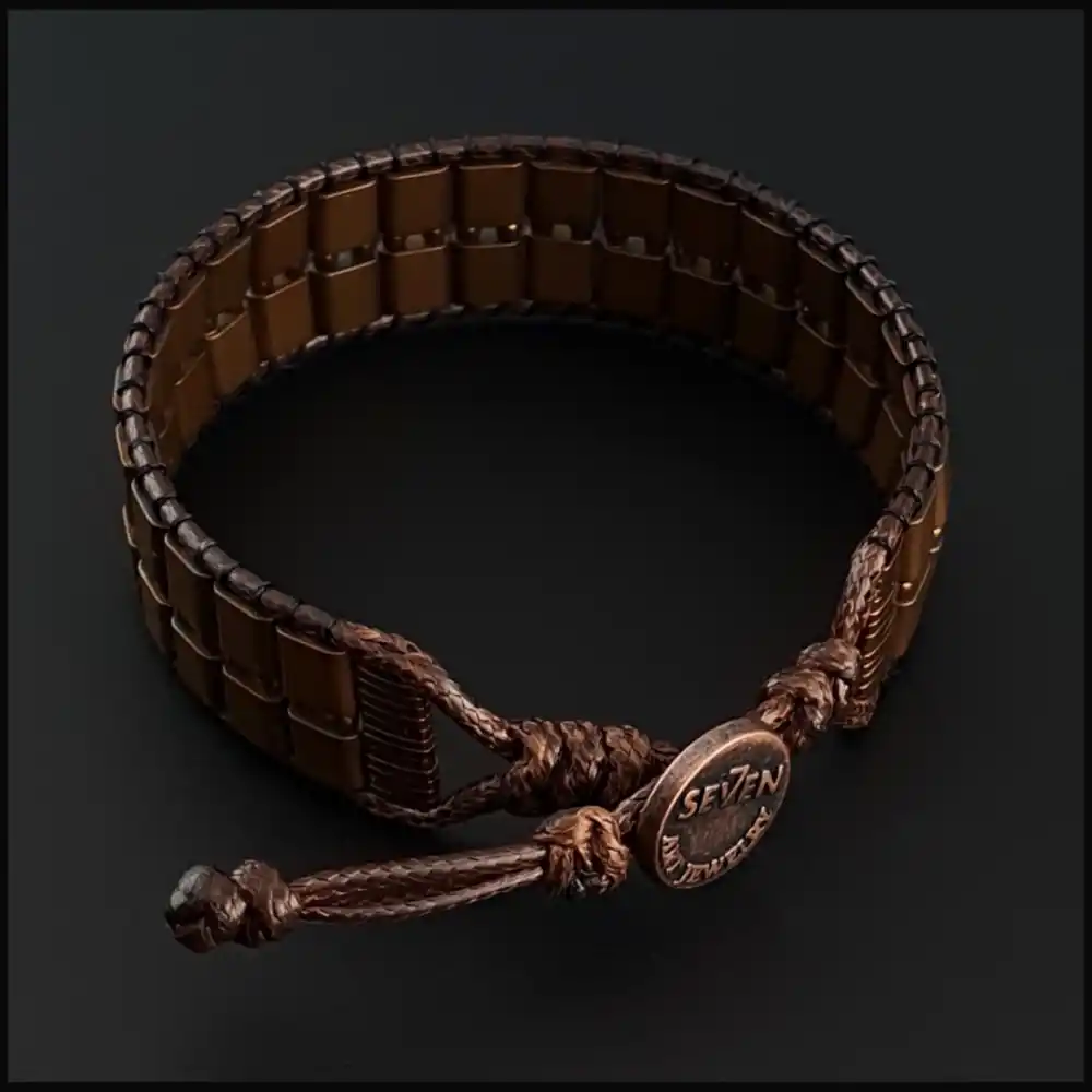 Hematit Kahverengi Zırh Bileklik