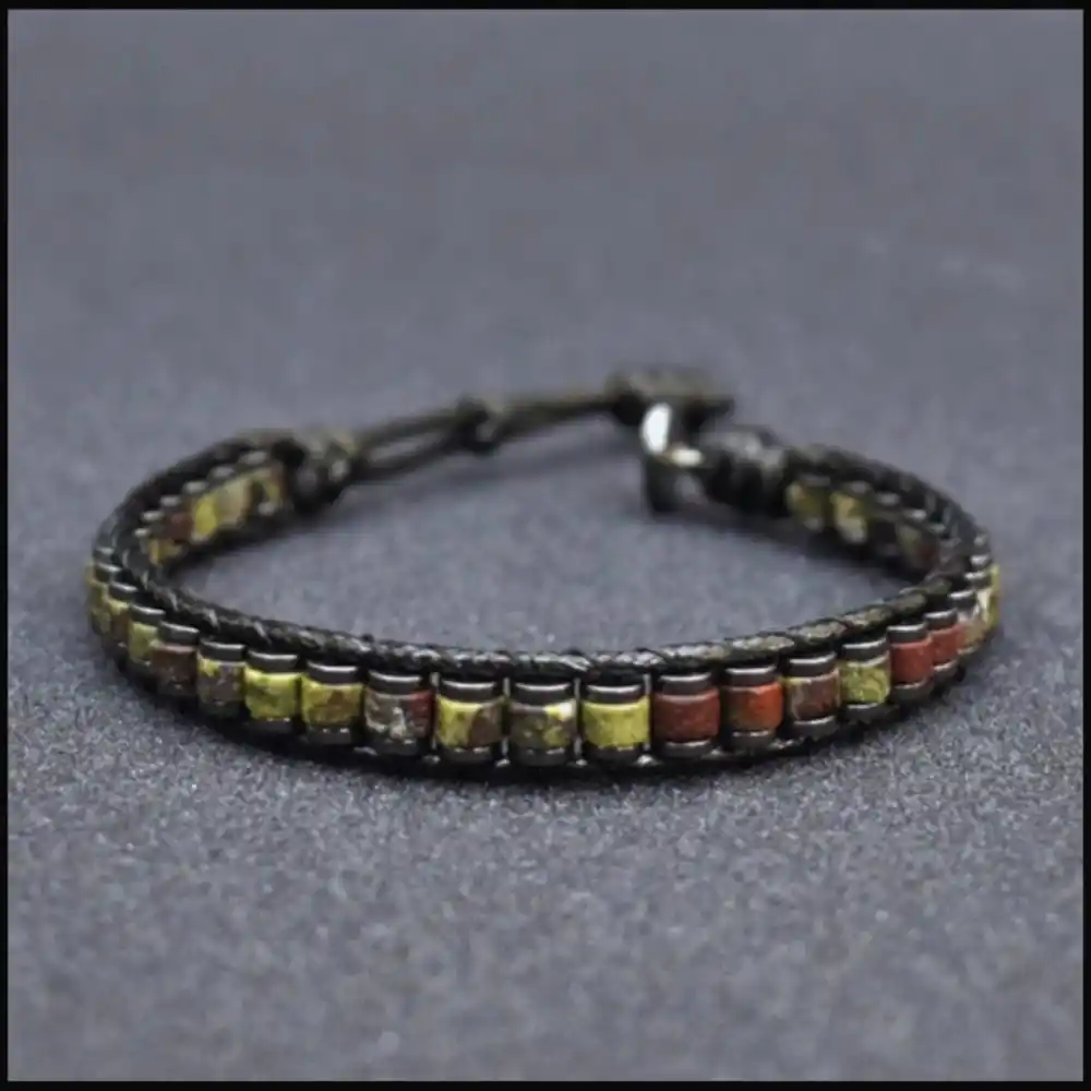 Kan Taşı Slim Silindir Bileklik