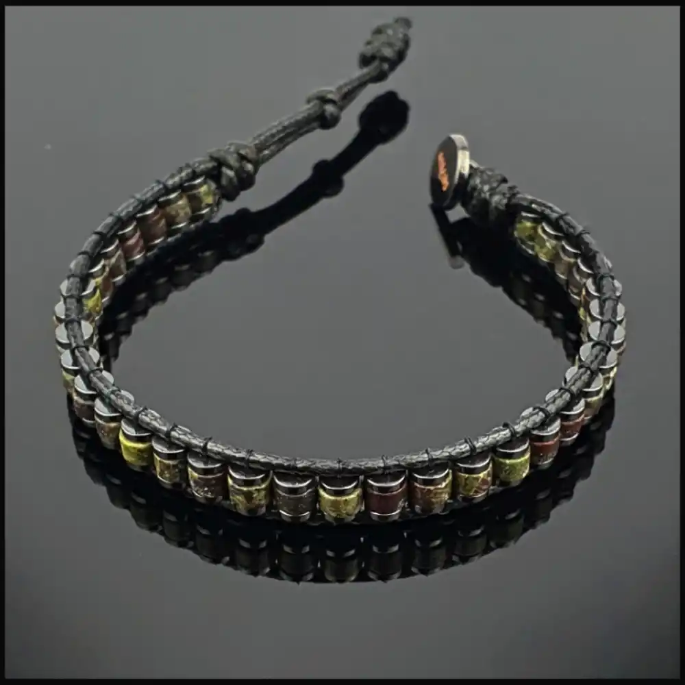 Kan Taşı Slim Silindir Bileklik