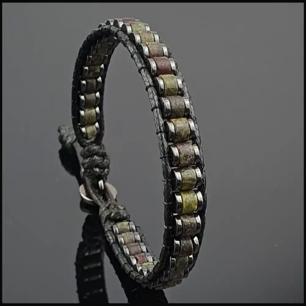 Kan Taşı Slim Silindir Bileklik