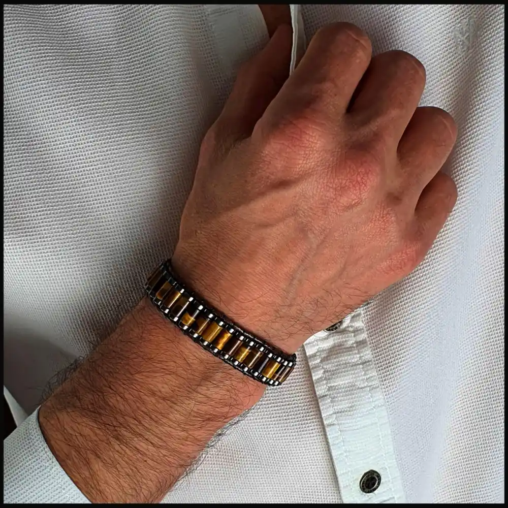 Kaplan Gözü Silindir Bileklik