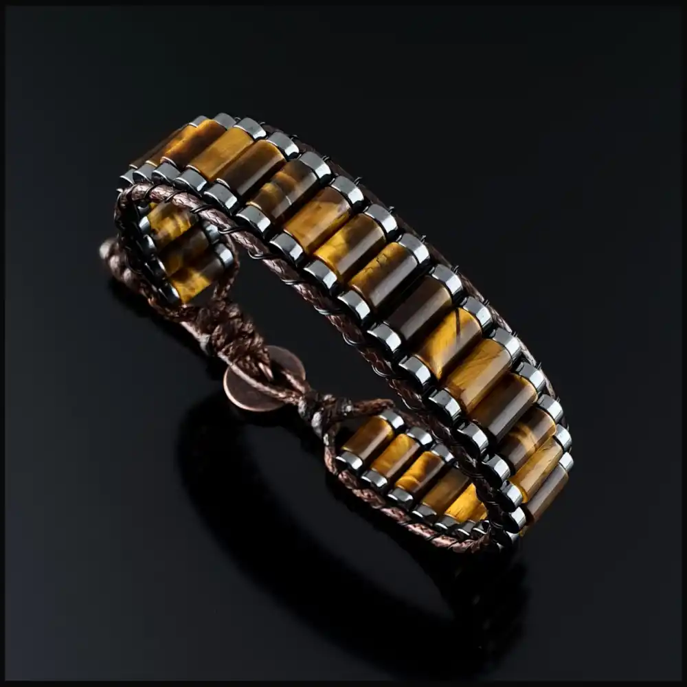 Kaplan Gözü Silindir Bileklik