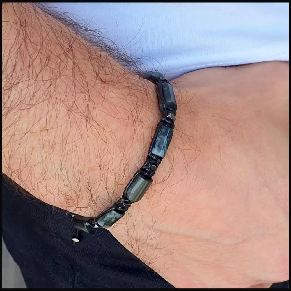 Kartal Gözü Basic Bileklik 8x11mm Ayarlanabilir