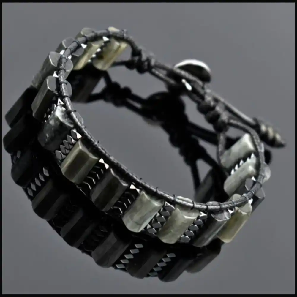 Kartal Gözü Köşeli Silindir Bileklik