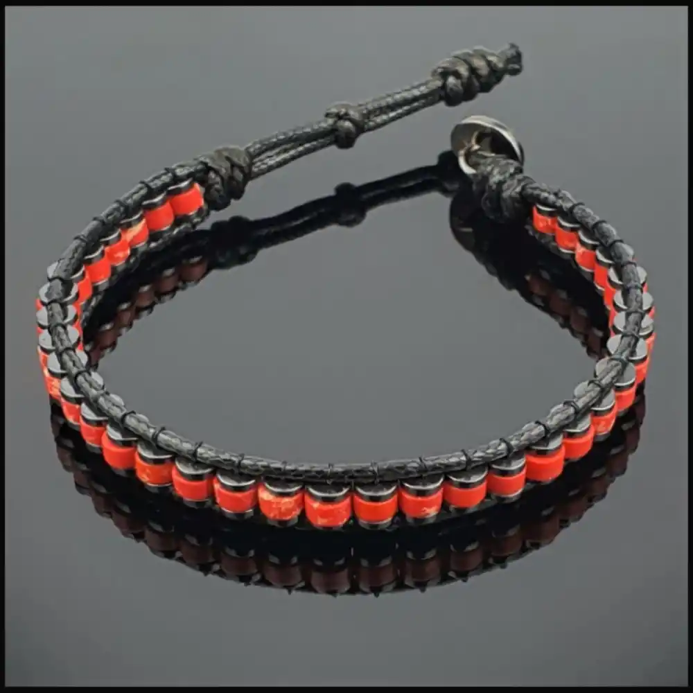 Kırmızı Varisit Slim Silindir Bileklik