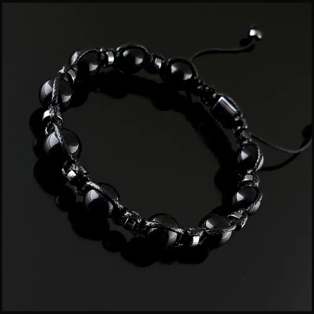 Küre Akik Makrome Bileklik