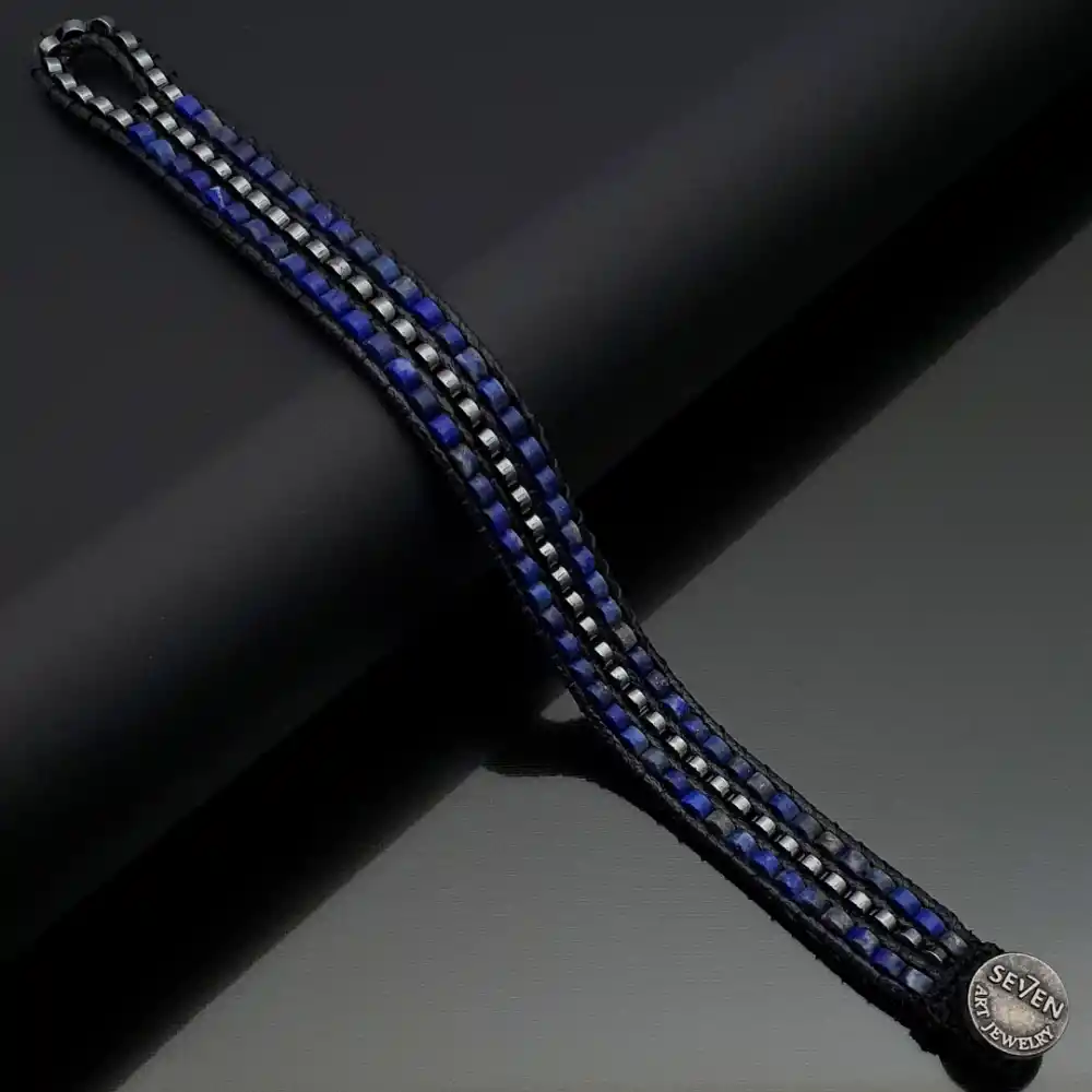 Lapis Lazuli Hematit Tarz Bileklik