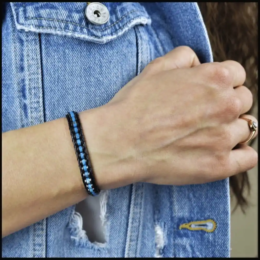 Mavi Varisit Slim Silindir Bileklik