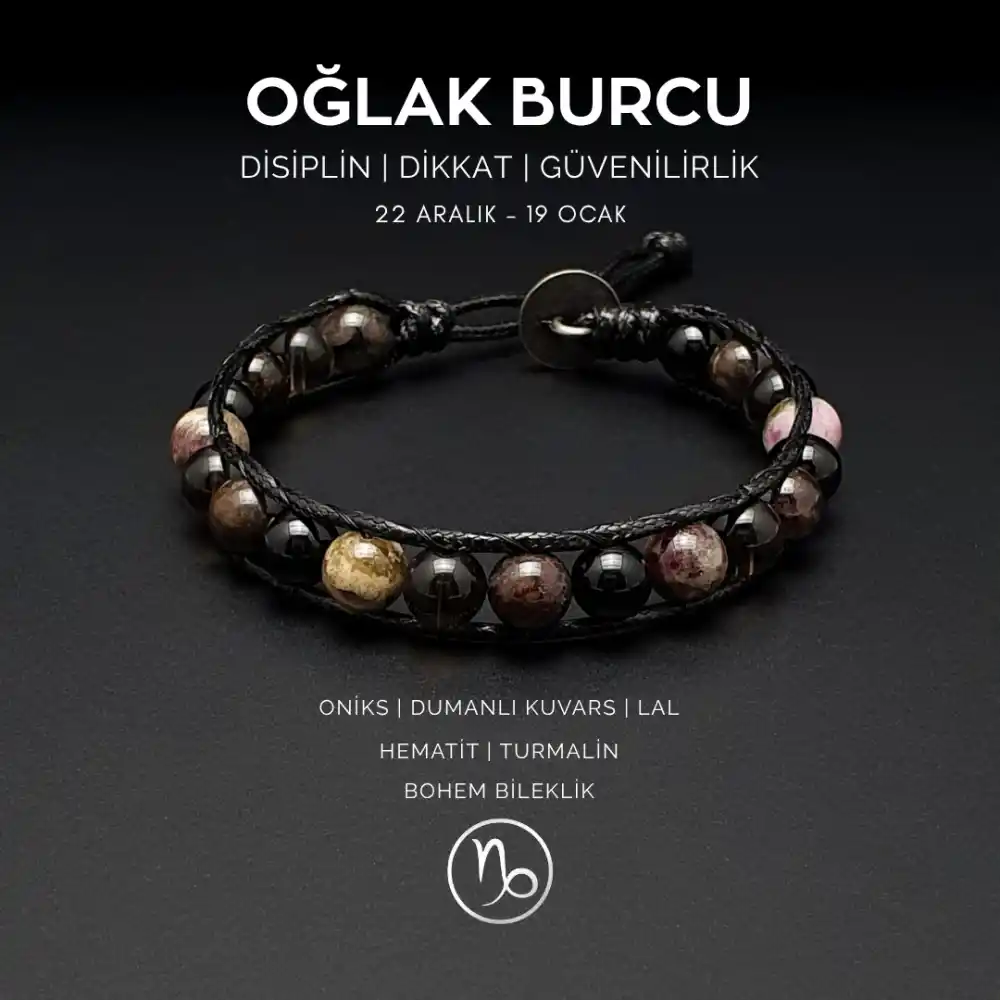 Oğlak Burcu Bohem Bileklik