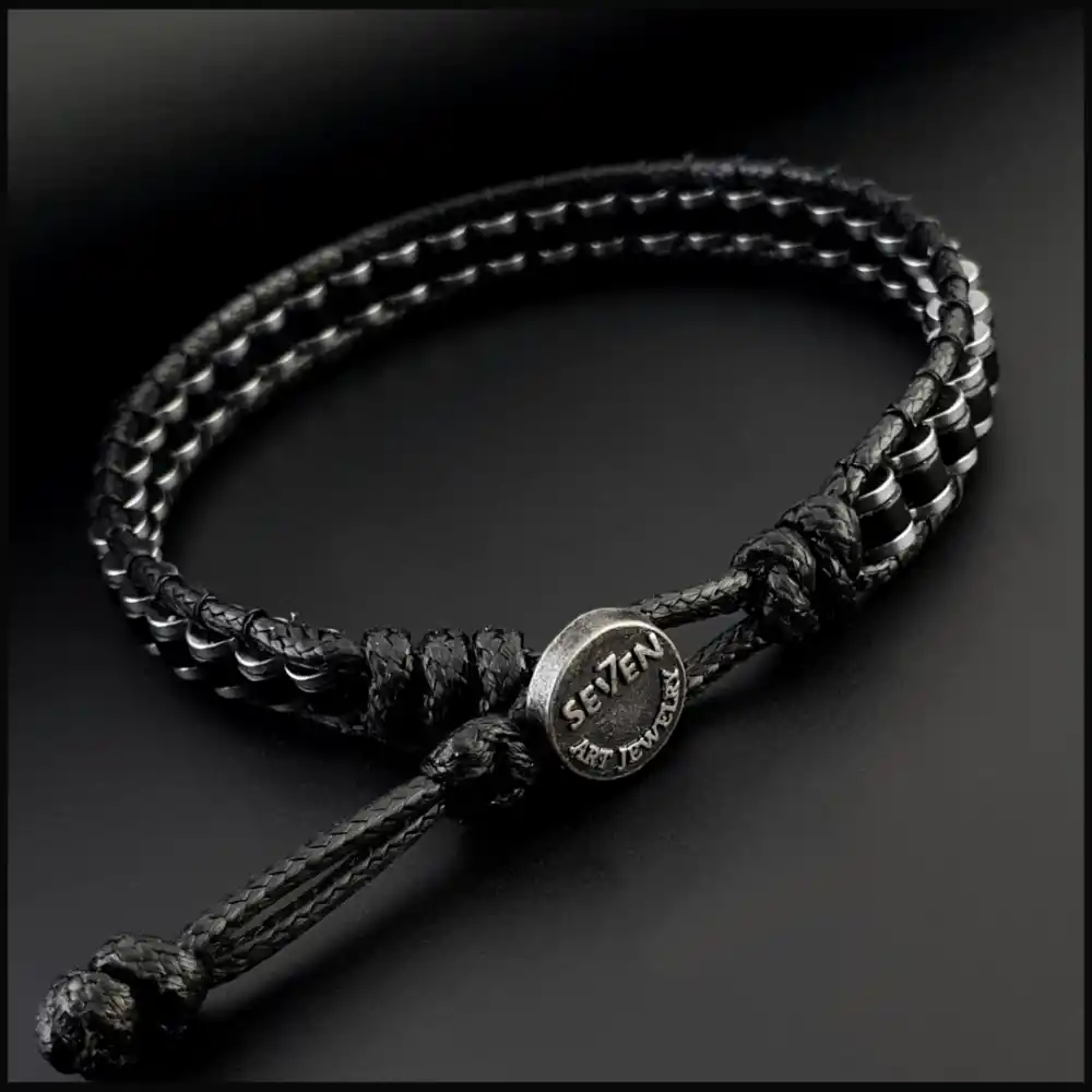 Oniks Taşı Slim Silindir Bileklik