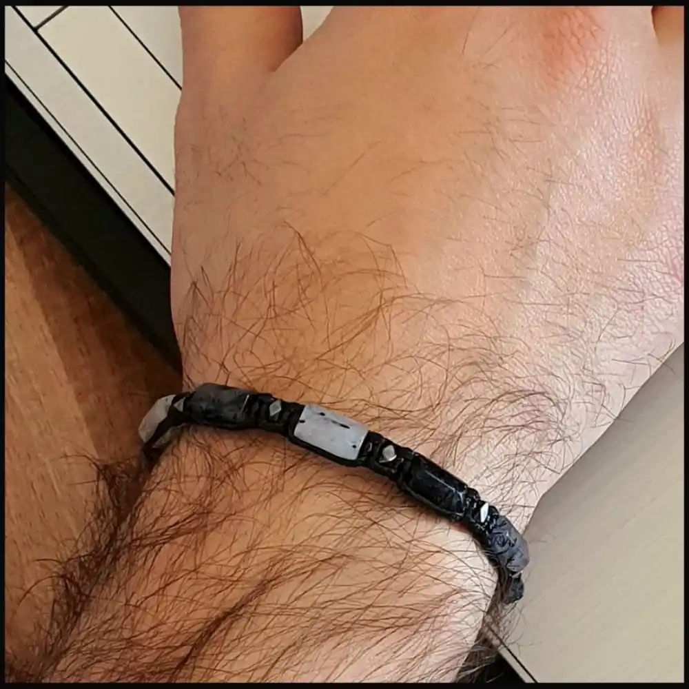 Rutilli Kuvars Basic Bileklik 8x11mm Ayarlanabilir