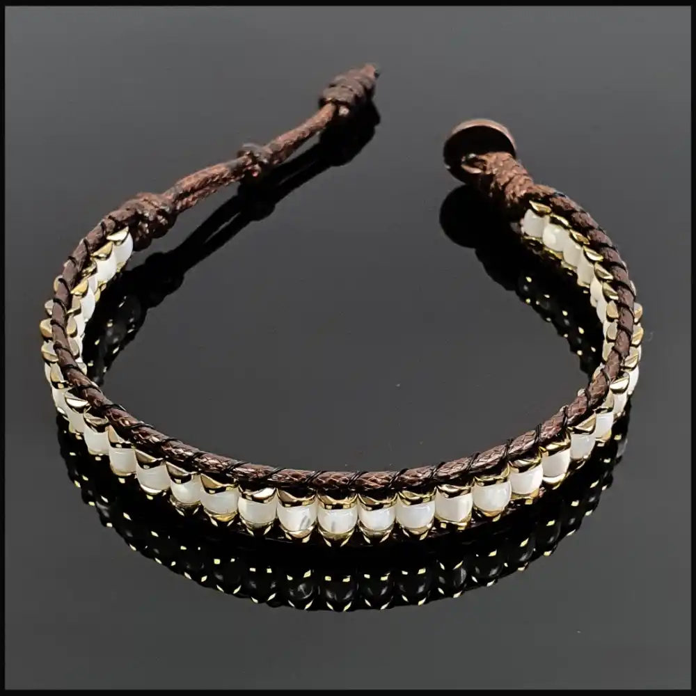 Sedef Slim Silindir Bileklik