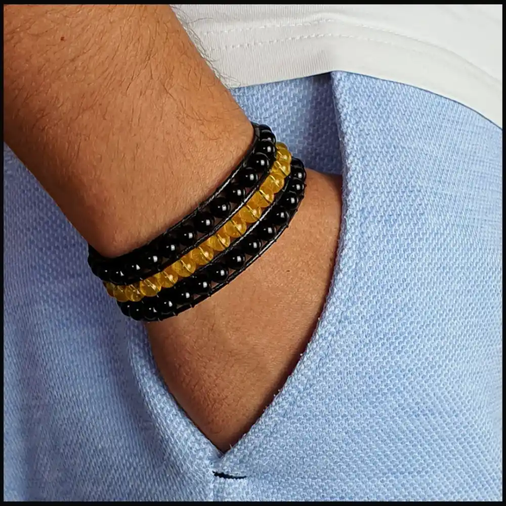 Sitrin ve Akik Bohem Bileklik