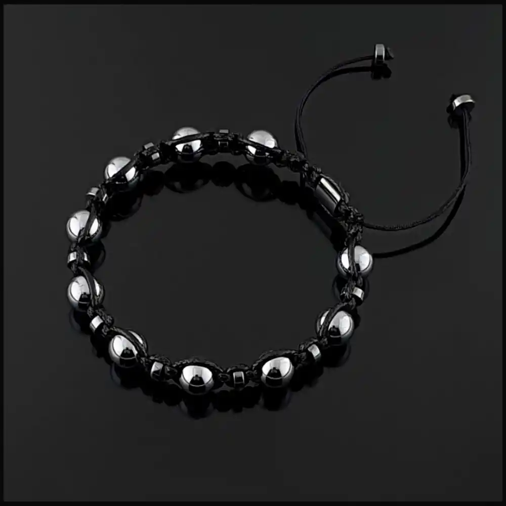 Terahertz (Titreşim Taşı) Makrome Bileklik 8mm