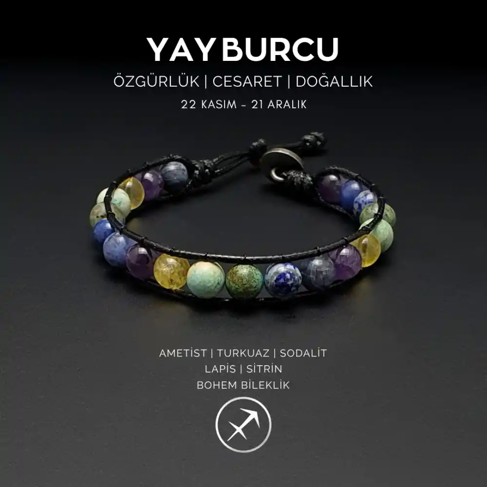 Yay Burcu Bohem Bileklik