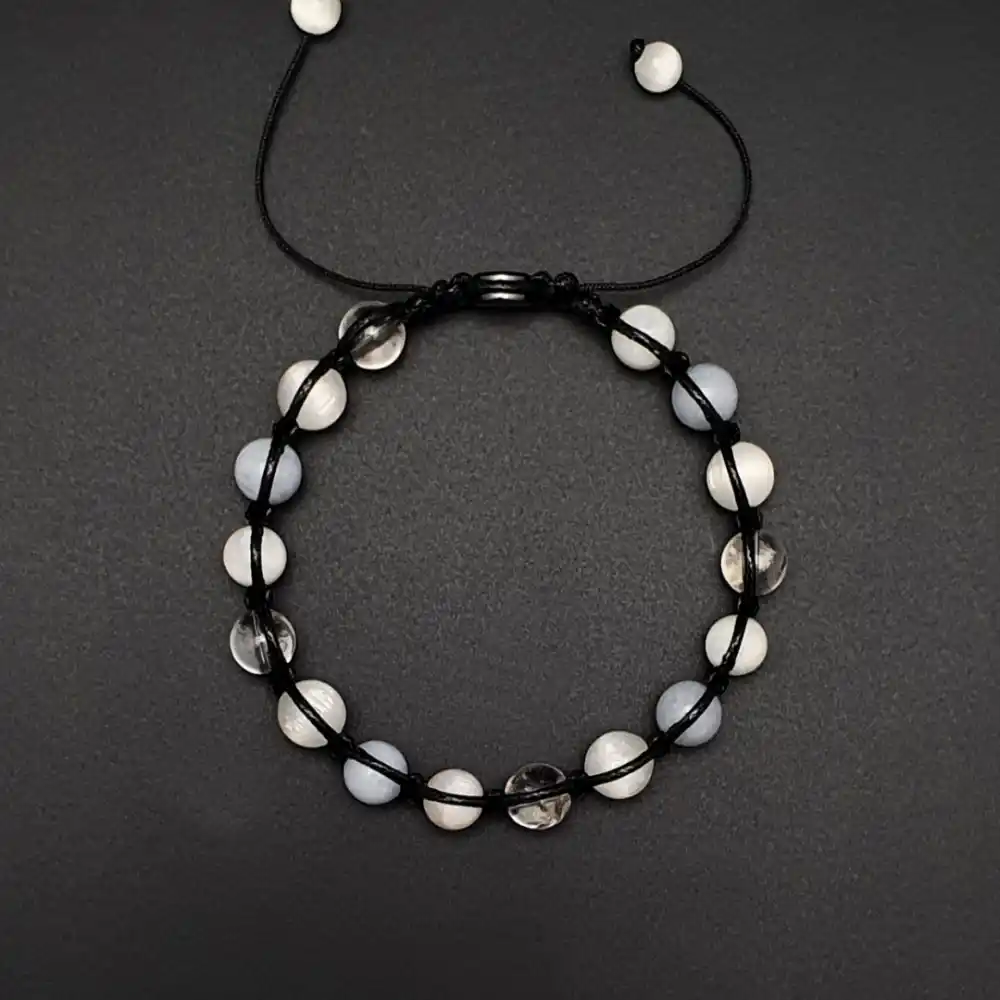 Yengeç Burcu Makrome Bileklik