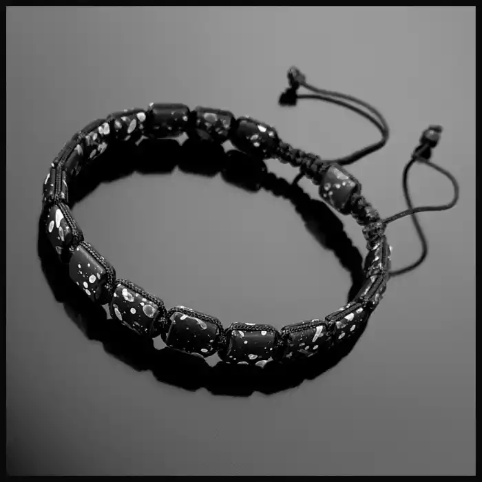 Hematit Soft Kaplama Siyah Ayarlanabilir Bileklik