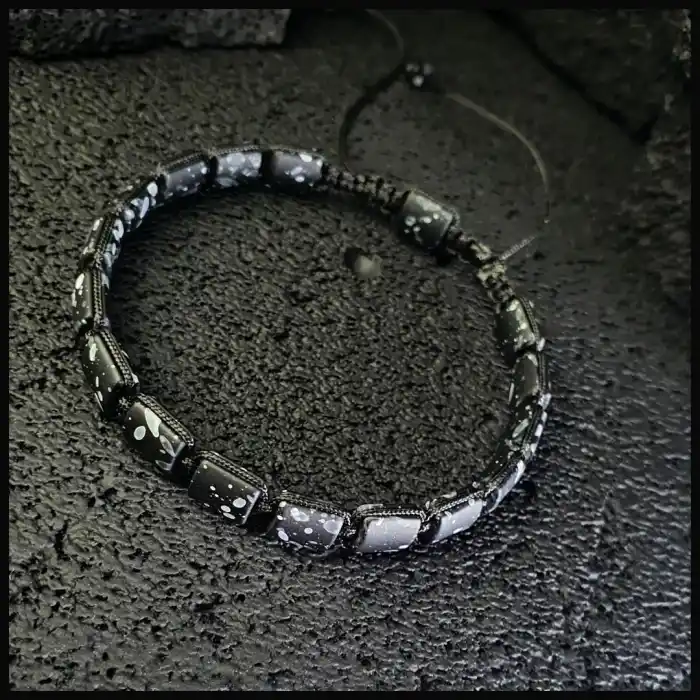 Hematit Soft Kaplama Siyah Ayarlanabilir Bileklik