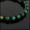 Yeşil Varisli Turkuaz Ayarlanabilir Bileklik