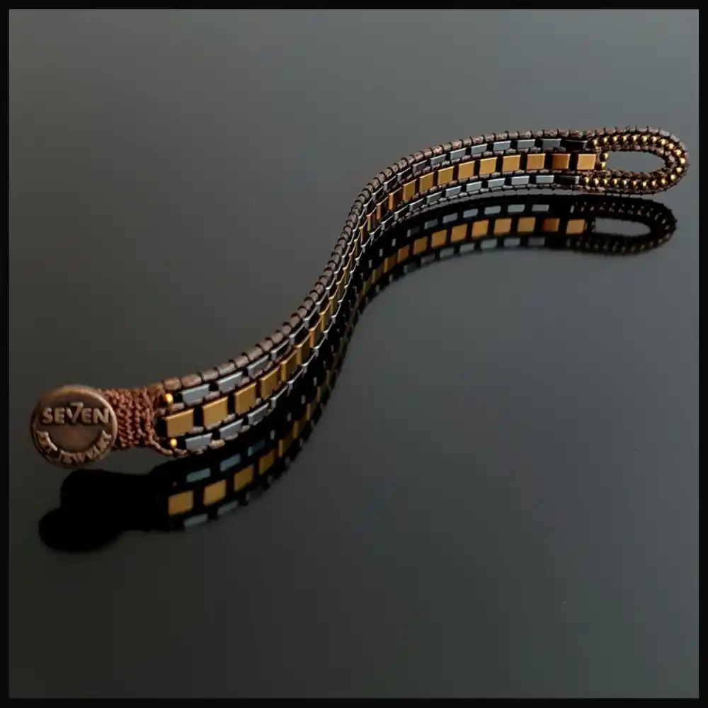 Hematit Taşı Kahverengi Tarz Bileklik