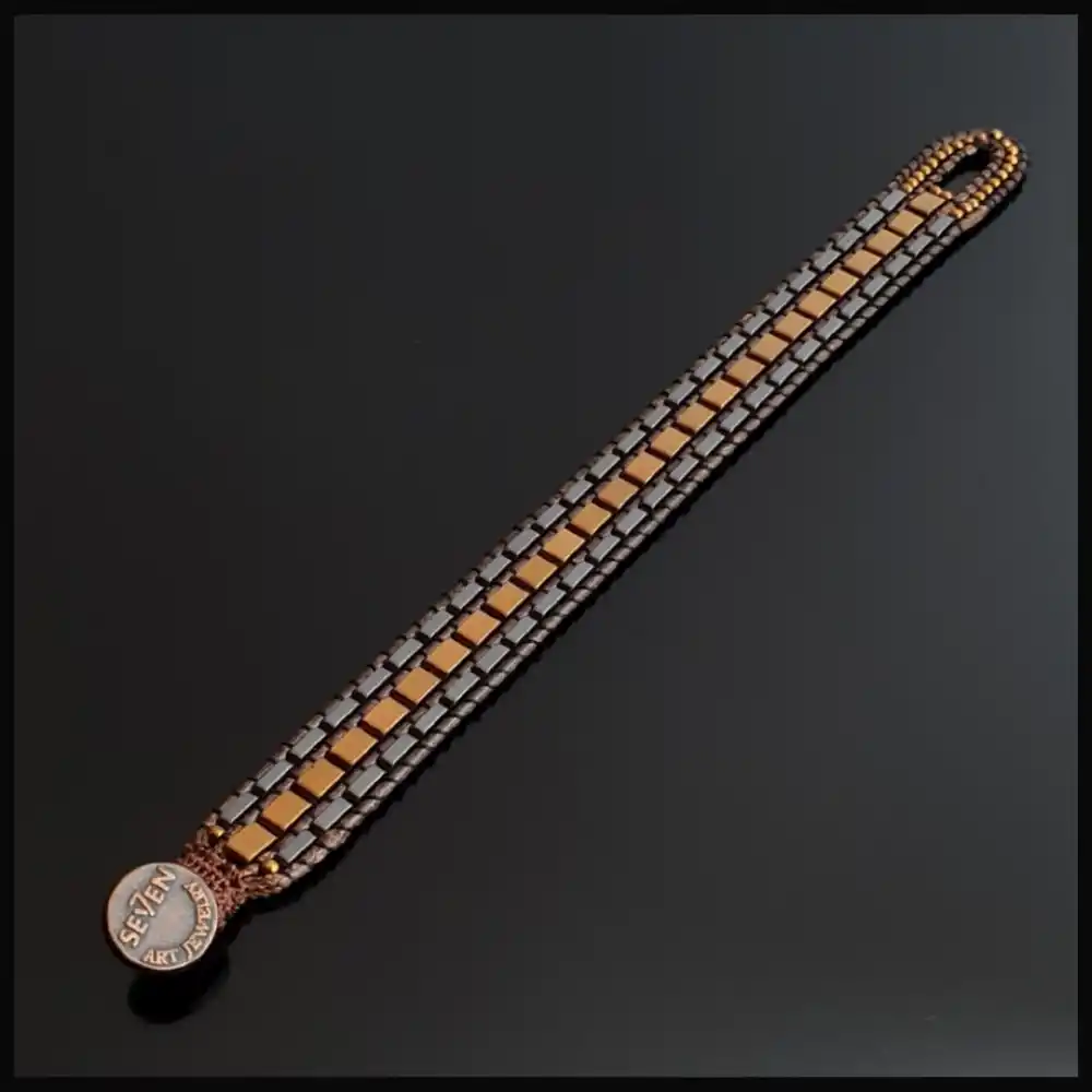 Hematit Taşı Kahverengi Tarz Bileklik