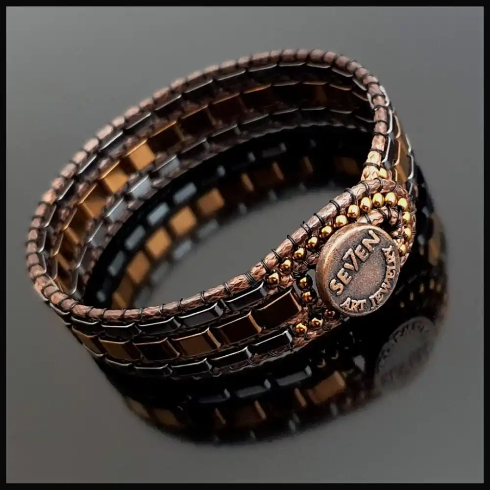 Hematit Taşı Kahverengi Tarz Bileklik