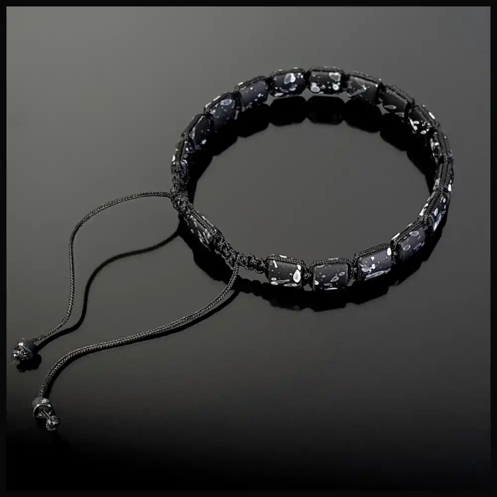 Hematit Soft Kaplama Siyah Ayarlanabilir Bileklik