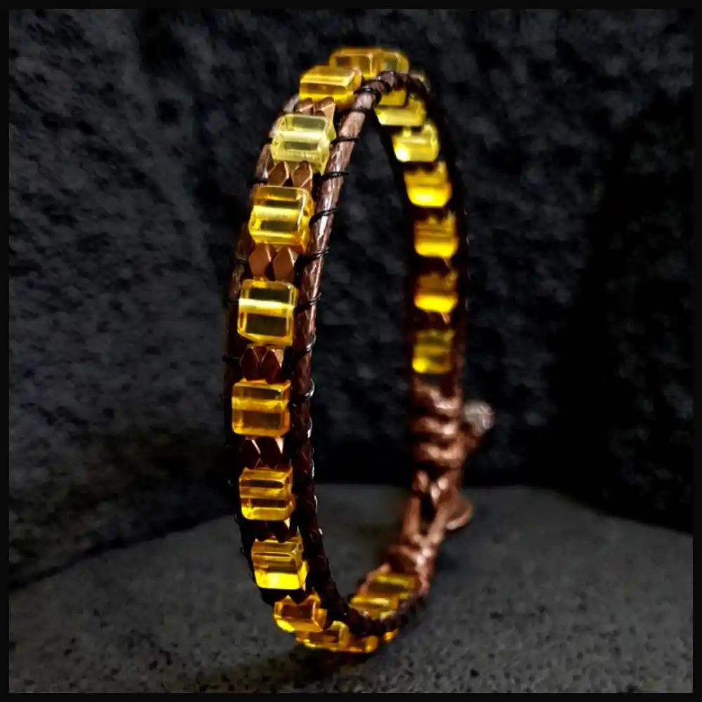 Kehribar Slim Bileklik