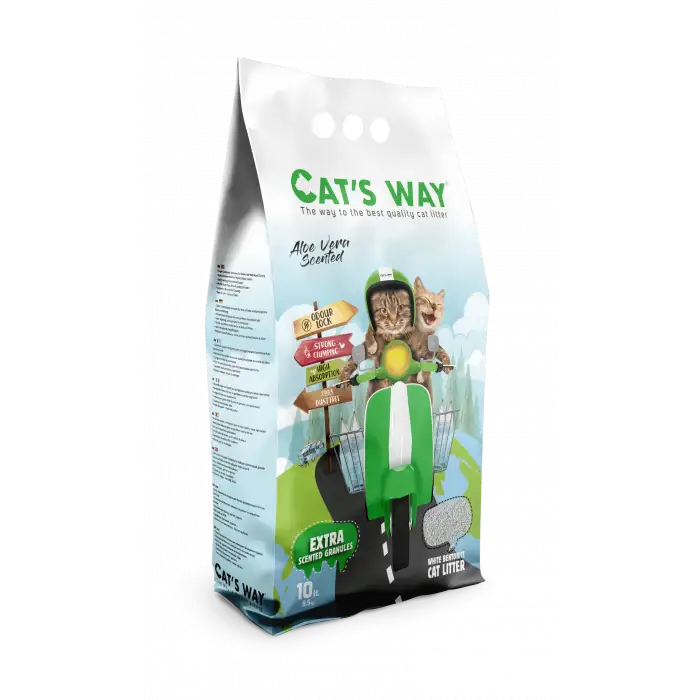 Cats Way Aloe Vera Kokulu Kedi Kumu 10L x 1 Adet