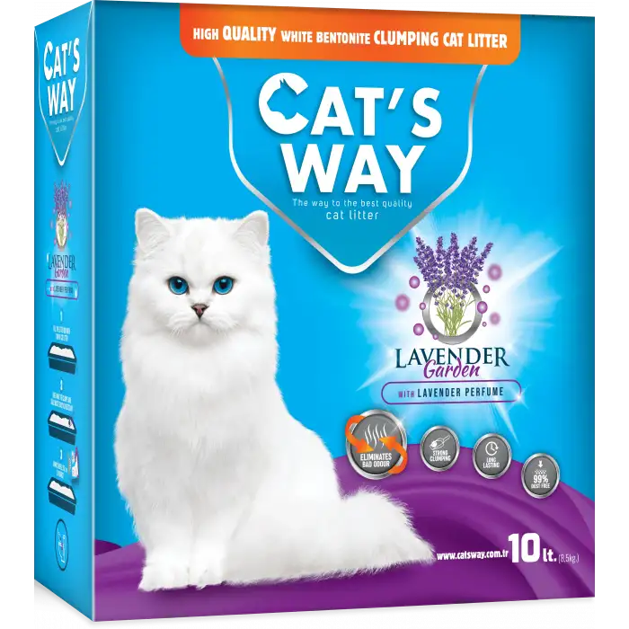 Cats Way Box Lavanta Kokulu Kedi Kumu 10L x 1 Adet