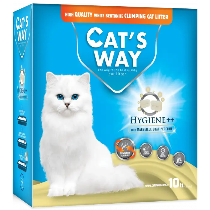 Cats Way Box Marsilya Sabunu Kokulu Kedi Kumu 10L x 1 Adet