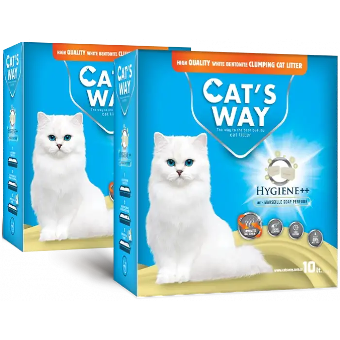 Cats Way Box Marsilya Sabunu Kokulu Kedi Kumu 10L x 2 Adet