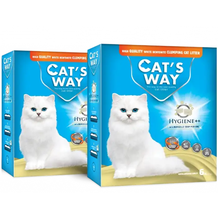 Cats Way Box Marsilya Sabunu Kokulu Kedi Kumu 6L x 2 Adet