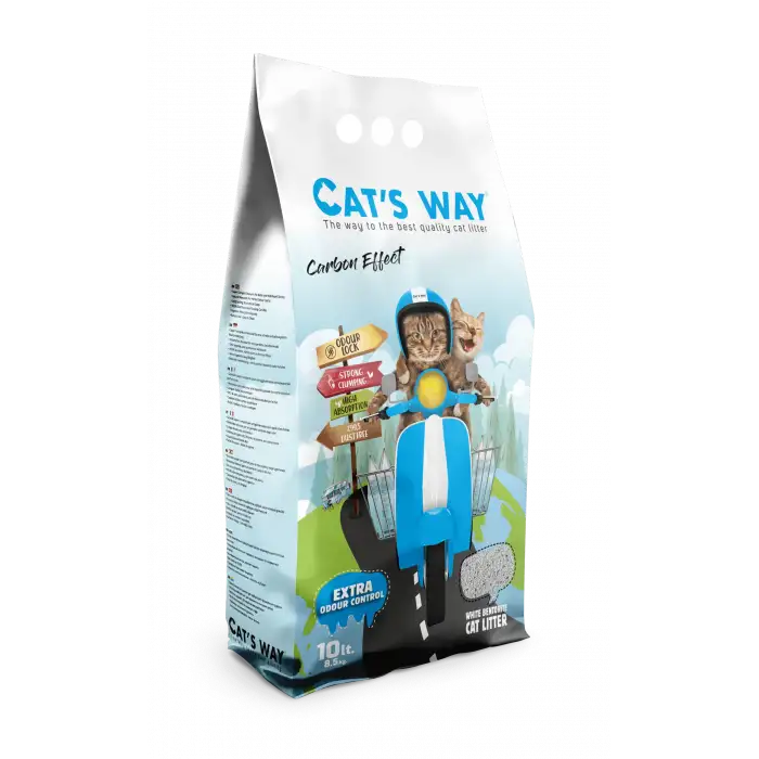 Cats Way Granule Carbon Tanecikli Kedi Kumu 10L x 1 Adet